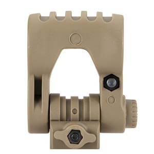 Alonefire ที่หนีบหมวกกันน็อค M340 25มม.,อะแดปเตอร์หนีบหมวกกันน็อคสีดำตัวยึดคลิปไฟฉายสำหรับกีฬากลางแจ้งและปั่นจักรยาน - Product Image 4