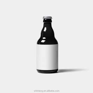 Botella de <span class=keywords><strong>cerveza</strong></span> de color ámbar Shanghai Linlang con corona, corcho o tapa superior oscilante - Product Image 1