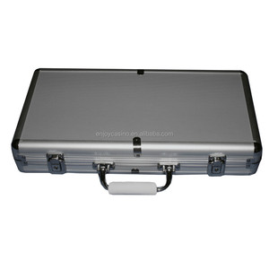 Jeu de jetons de poker en argile <span class=keywords><strong>Monte</strong></span> <span class=keywords><strong>Carlo</strong></span> "Poker Room" de 300 ct avec boîtier en aluminium + cartes coupées - Product Image 3