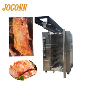 Horno rotativo de gas para asar cerdos, asador de patos comercial, máquina rotativa, precio de la lámpara