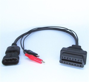 Fiat 3-poliger Fiat Alfa Lancia 3-poliger Stecker auf 16-poliger OBD2 OBDII-Adapter kabel Diagnose OBD/OBD2-Autoscanner-Werkzeugkabel
