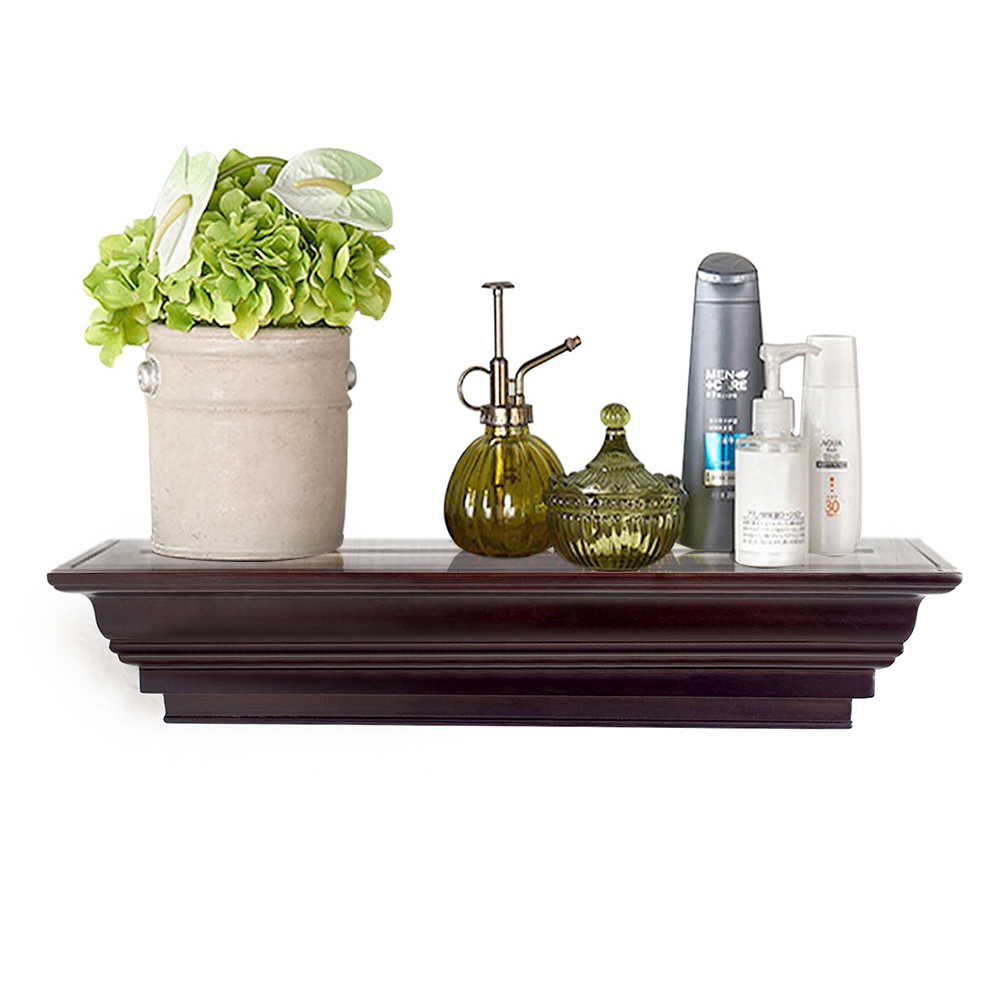 Легкая, но прочная конструкция, деревянная настенная полка из МДФ, плавающие полки для ванной комнаты