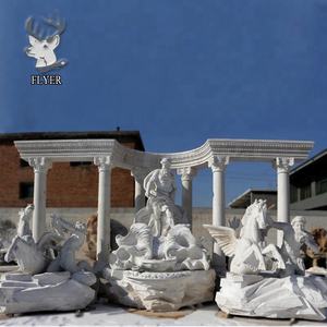 Decoración de jardín personalizada fuente de agua de piedra grande para la venta, Fuente de Piedra <span class=keywords><strong>Trevi</strong></span> - Product Image 1