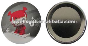de promoción de estaño botón insignia - Product Image 1