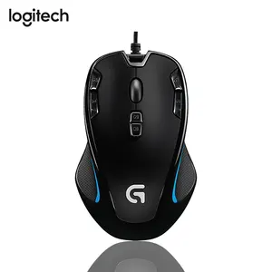 Logitech-ratón óptico para juegos con cable ambidiestro, venta al por mayor, precio al por mayor, 100% original