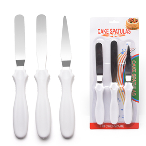 Bộ Dụng Cụ Trang Trí Bánh Bằng Thép Không Gỉ Nhỏ Gồm 3 Dụng Cụ Trang Trí Bánh <span class=keywords><strong>Icing</strong></span> Smooth - Product Image 2