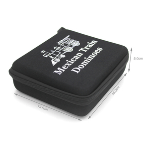 Hộp Đựng Cứng EVA Cho Trò Chơi Regal 12 Số Tàu Mexico Domino Để Đi Hộp Đựng Công Cụ Du Lịch Với Hộp Đựng Zip Up - Product Image 3