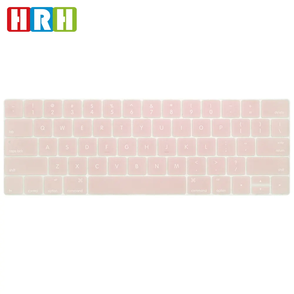 Silicone Colorful Laptop Keyboard Cover Skin for Macbook Pro Touch Bar 13 15 English A2159 A1706 Laptop Keyboard