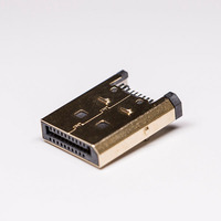 남성 유형 Displayport DP 커넥터 20 P 20 핀 20Pin
