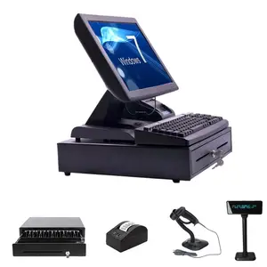 Factory supply / restaurant/ bar/ night club 15" all-in-one point of sale complete pos system