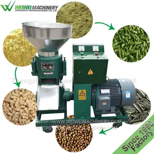 Weiwei agriculture feed processing poultry feed mill price in india pellet press