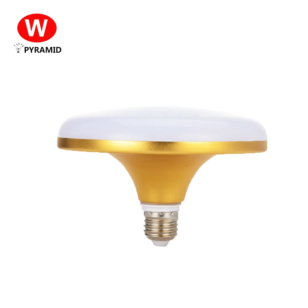 Pirâmide estilo quente ouro quente led alta luz ufo