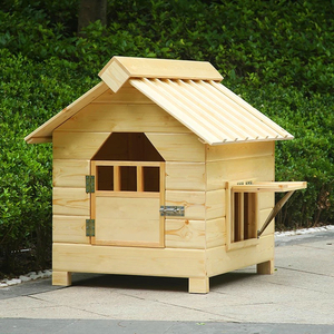 Niche personnalisée en bois pour animaux de compagnie, maison pour chiens et chats, usage intérieur, anticorrosion, bricolage - Product Image 2