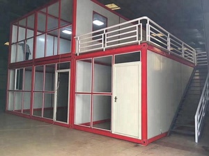 Giá rẻ ánh sáng khung thép phẳng gói hiện đại xách tay 2 tầng tầng <span class=keywords><strong>Modular</strong></span> sống container nhà nhà - Product Image 6