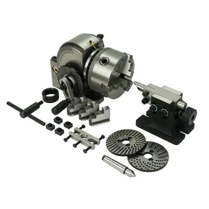 BS-0 CNC fraiseuse universel, divisant la tête Avec 125mm <span class=keywords><strong>mandrin</strong></span> <span class=keywords><strong>3</strong></span> <span class=keywords><strong>mors</strong></span> - Product Image 1