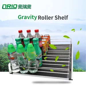 Refrigerator Roller Track For Sliding Shelf System Shelves Beverage Shelf Fridge Bottle Organizer