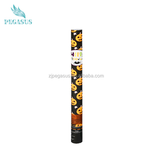 Canon à confettis PegasusHalloween - Forme ronde - Matériaux en feuille et en papier pour adolescents - Product Image 2