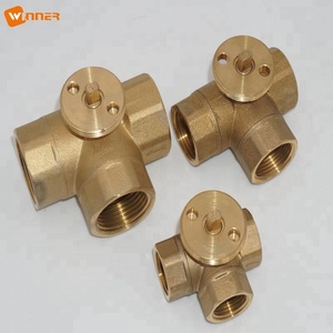<span class=keywords><strong>Valve</strong></span> de contrôle de débit d'eau motorisée, moteur électrique 24vdc à 3 voies - Product Image 2
