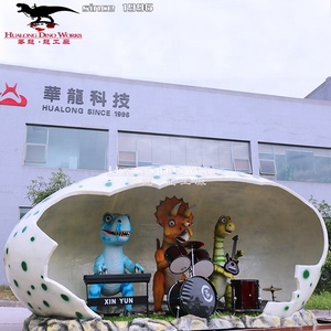 Banda de dinosaurio de dibujos animados Animatronic para <span class=keywords><strong>parque</strong></span> de <span class=keywords><strong>dinosaurios</strong></span> - Product Image 4