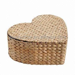 Bán Buôn Nước Lục Bình Lưu Trữ Giỏ Với Hình Trái Tim - Product Image 1