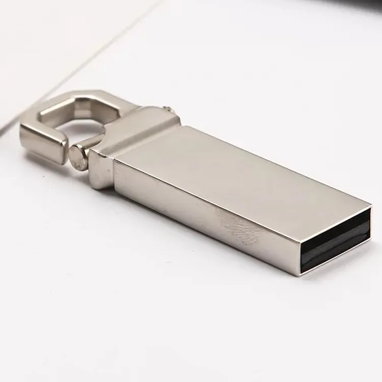 Custom Metal Usb Flash Drive 8gb 16gb 32gb 64gb 128gb 256gb 512gb Pendrive Silver Bar Sd Memory U Disk Flash Drive