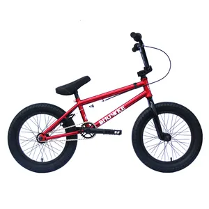 スチールフレーム16インチハイスタントフラットランドストリートBmxバイク