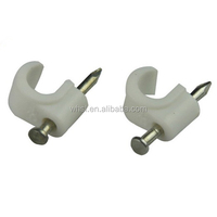 Pinces de câble en plastique de type R en nylon de haute qualité Clips de câble de tube de fil noir feu blanc personnalisé