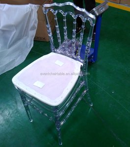 Polycarbonate PC gros cristal de mariée napoléon chaise - Product Image 2