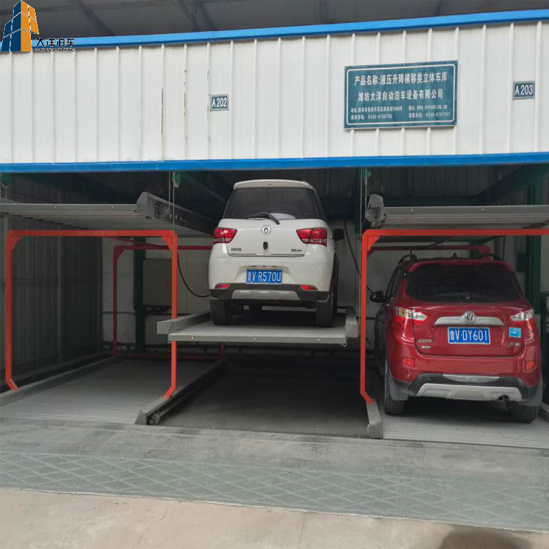 Двухэтажная система парковки, автоматический автомобильный подъемник, умный гараж для подвала