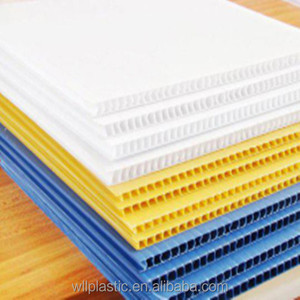 Plástico transparente para tablero hueco Tablero de plástico cortado personalizado - Product Image 1