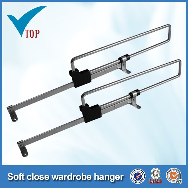 никель мягкая закрытия гардероб стеллаё для брюк