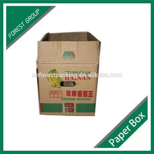 PAS <span class=keywords><strong>CHER</strong></span> PRIX PACK FEL PLIÉ PAPIER CARTON BOÎTES POUR L'EMBALLAGE BANANES FRAÎCHES TOP VENTE - Product Image 5