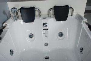 Baignoire acrylique pour adultes, bain à lumière LED, pour 1 ou 2 personnes, prix d'usine - Product Image 6