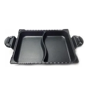Large Flat BBQ Grill Plate for <strong>Induction</strong> Cooker for Grilled Fish and Hot Pot Durable Roasting <strong>Pans</strong> - Product Image 1