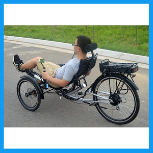 7 Speed Electric recumbent trike Tricycle 3 <span class=keywords><strong>wheels</strong></span> - Product Image 6