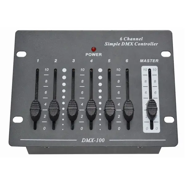 china Dimmer console professional stage lighting console 6 Channel Simple DMX Controller