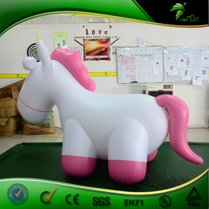 Gonflable Licorne Princesse Jouets pour Enfants Gonflables 3 <span class=keywords><strong>D</strong></span> de Bande Dessinée Caractère Lune Cheval <span class=keywords><strong>D</strong></span>écoration Poupées - Product Image 3