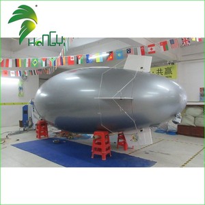 Publicidade Popular Prata Voador Inflável Balão de Hélio Dirigível RC Modelo