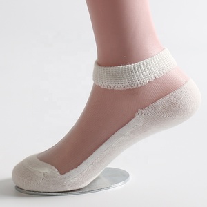 Été Mince Cristal Soie Cheville Coton Mignon Enfant Enfants Bébé Chaussettes - Product Image 2