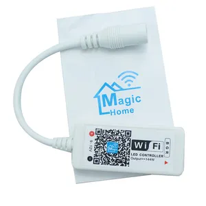 DC9-12V Mini Contrôleur de Wifi MENÉ PAR RVB RGBW contrôle gradateur avec 24 Touches télécommande pour RVB/RGBW A MENÉ LA Bande