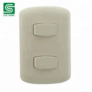 Interruptor de pared de 2 entradas, enchufe americano de 15 amperios, enchufe para US standard