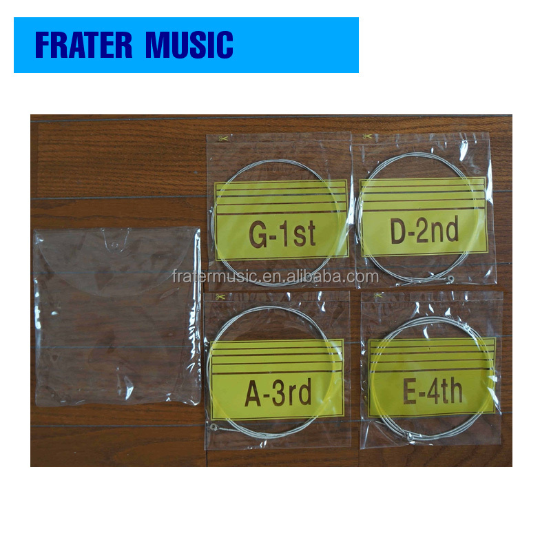 Bonne qualité Importés matériel OEM gros Électrique guitare Basse Cordes avec 4, 5 ou 6 cordes ensemble