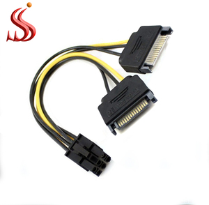 Chất lượng cao 2018 PCIe Riser Thẻ SATA Cáp 15pin để 6pin - Product Image 3