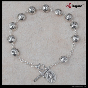 Regali di Stile Per Roma In Lega di Zinco <span class=keywords><strong>Coccinella</strong></span> Braccialetto Cattolico religioso - Product Image 2