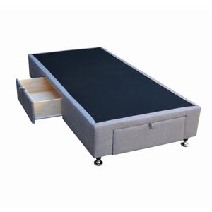 Bedroom <strong>Bed</strong> <strong>Single</strong> Fabric <strong>Bed</strong> <strong>Base</strong> <strong>With</strong> <strong>Drawers</strong> - Product Image 4