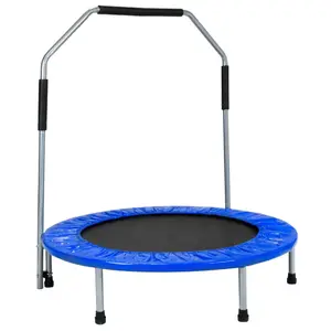 Weiou-Mini trampoline d'intérieur pliable et Portable, 38 ou 40 pouces, pour adulte, avec poignée, chiffon, bon marché