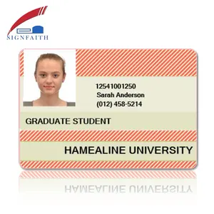 PVC Paper Sample Company Staff Employee ID Cards