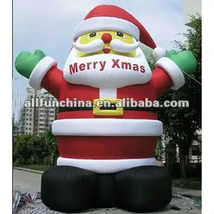 al aire libre Decoración de Navidad gigante inflable de Papá Noel