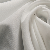Entoilage thermocollant tissé à jet d'eau certifié Oeko-Tex double face avec revêtement PA pour la stabilité des vêtements