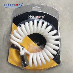 1 M 1,2 m 1,5 m de plástico blanco PU <span class=keywords><strong>ducha</strong></span> flexible <span class=keywords><strong>manguera</strong></span> extensible de alta calidad teléfono <span class=keywords><strong>manguera</strong></span> tubo - Product Image 6